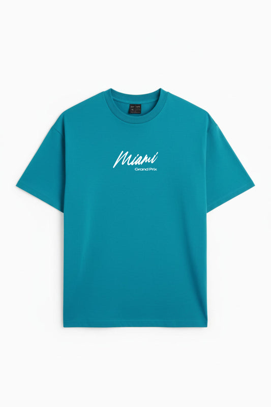Polera Miami GP - Turquoise