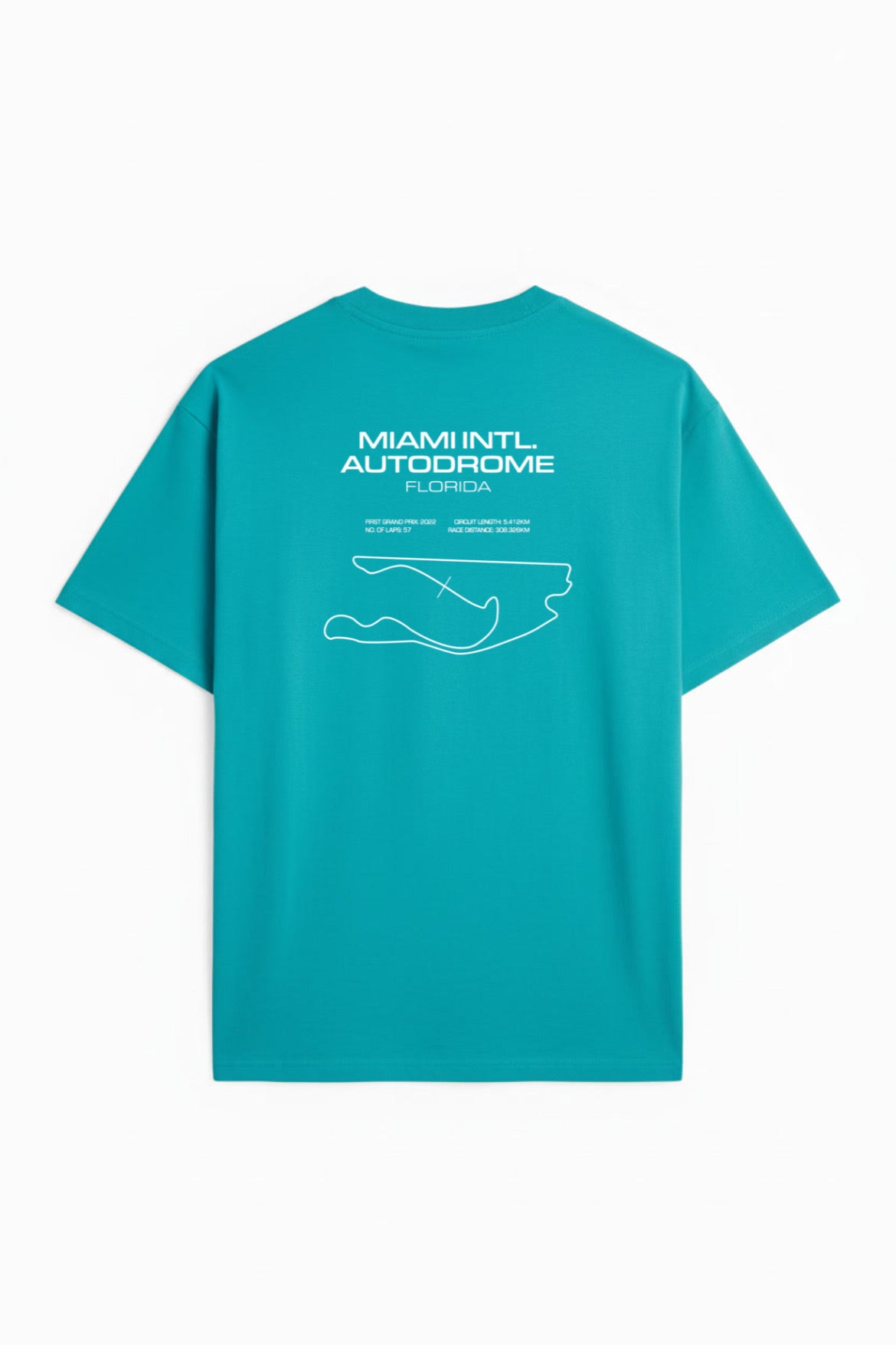 Polera Miami GP - Turquoise